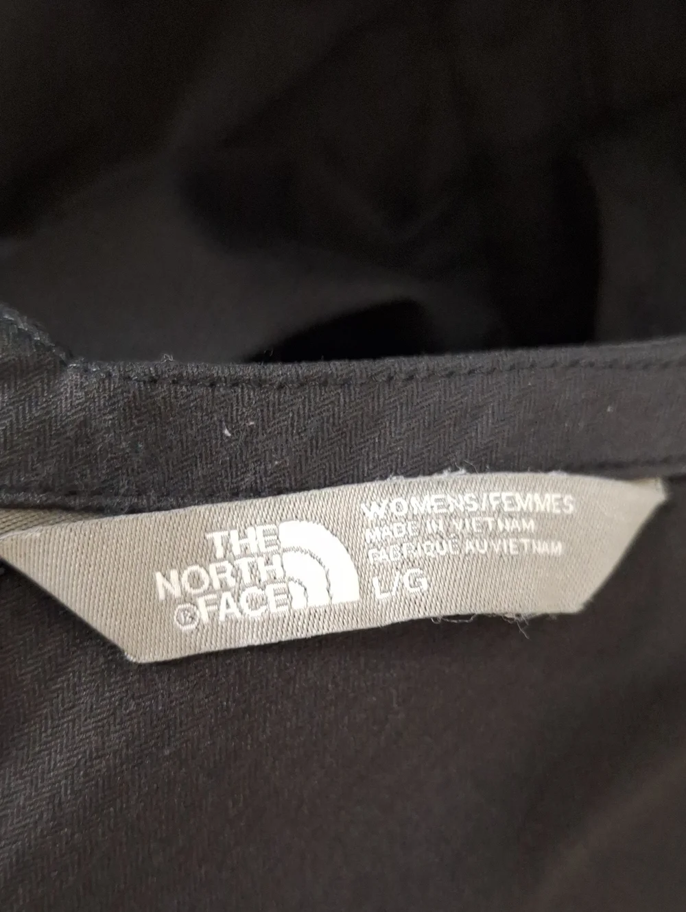 The North Face Black Pockets Drawstring Waist Outdoor Gorpcore Dress Size L